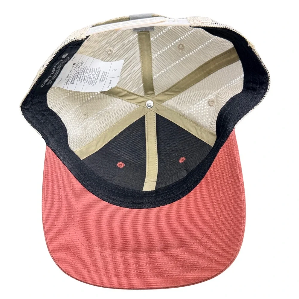 Carhartt Denali National Park Trucker Hat Mens OSFA Salmon Pink Mesh Snapback